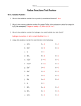 Redox Reactions Test Review