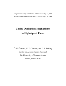 Cavity Oscillation Mechanisms in High-Speed Flows