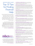 Top 12 Tips for Finding Financial Help