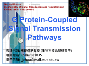 5.3 G Protein-Coupled Receptors