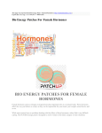 Bio Energy Patches For Female Hormones