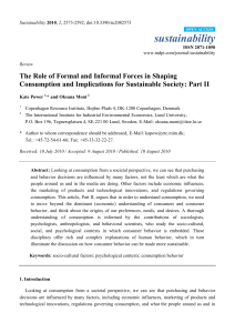 The Role of Formal and Informal Forces in Shaping