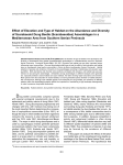 Effect of Elevation and Type of Habitat on the Abundance and