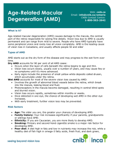 Age-Related Macular Degeneration - Fact Sheet