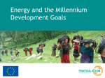 Energy and the MDGs