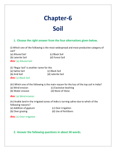 What is soil degradation? Ans