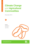 Climate Change and Agricultural Commodities