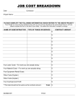 subject: job cost breakdown