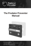 The Predator Preventer Manual