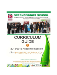 document - Greensprings School