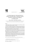 A combined approach of photogrammetrical methods and field