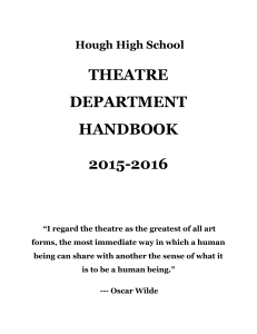 theatre department handbook 2015-2016