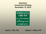 Quarterly Investment Briefing November 12, 2015