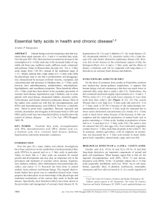 Essential fatty acids in health and chronic disease1,2 - Direct-MS