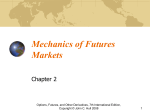 Mechanics of Futures Markets