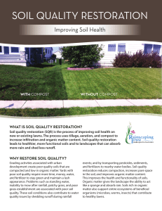soil quality restoration