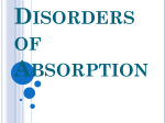 Disorders of Absorption