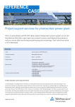 Project support services by TÜV Rheinland for photovoltaic power