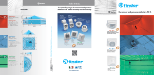 18 Series Movement and presence detectors 10 A