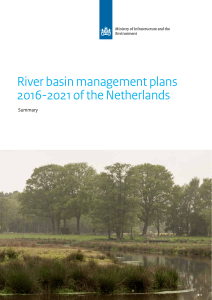 River basin management plans 2016-2021 of the