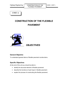 6.1 structure of flexible pavement