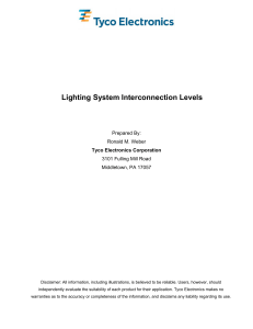 Lighting System Interconnection Levels