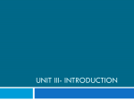 Unit III- Introduction - Varga