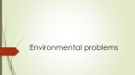 Enviromental problems - E