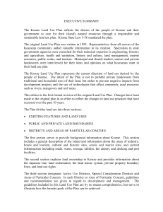 The Kosrae Land Use Plan