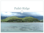 Paiko Ridge Summary