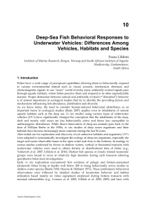 Deep-Sea Fish Behavioral Responses to Underwater