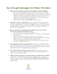 Key Messages for Water Providers - Colorado Arborists and Lawn