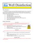 Well Disinfection - Purdue Engineering