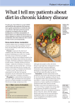 diet in chronic kidney disease - British Journal of Renal Medicine