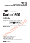Garlon 600 Herbicide label