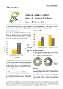 Portfolio Carbon Footprint
