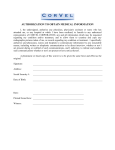 AUTHORIZATION TO OBTAIN MEDICAL INFORMATION