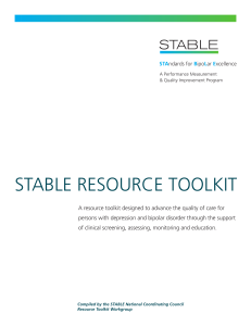 stable resource toolkit
