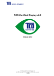 TCO Certified Displays 6.0