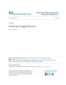 Freshwater Fungal Infections - Aurora Health Care Digital Repository