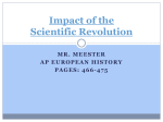 Impact of the Scientific Revolution