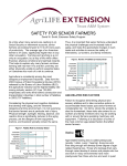 Safety for Senior Farmers - Agricultural Safety and Health