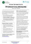 hydroxychloroquine - The Australian Rheumatology Association