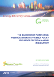 The Boardroom Perspective - International Energy Agency