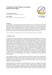 A Proposal for Seismic Design of Geosynthetic Reinforced Steep