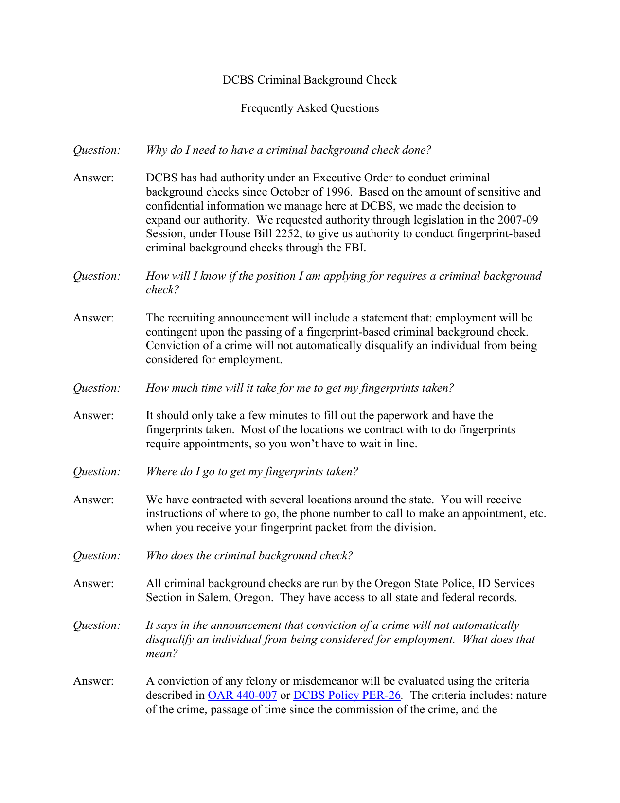 oregon state police background checks