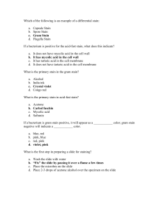 2a Lab TQ bank Stains