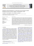 Androgens during development in a bird species with extremely