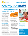 5 Lower-Salt Food Swaps to Help Kids` Hearts