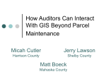 How Auditors Can Interact With GIS Beyond Parcel Maintenance